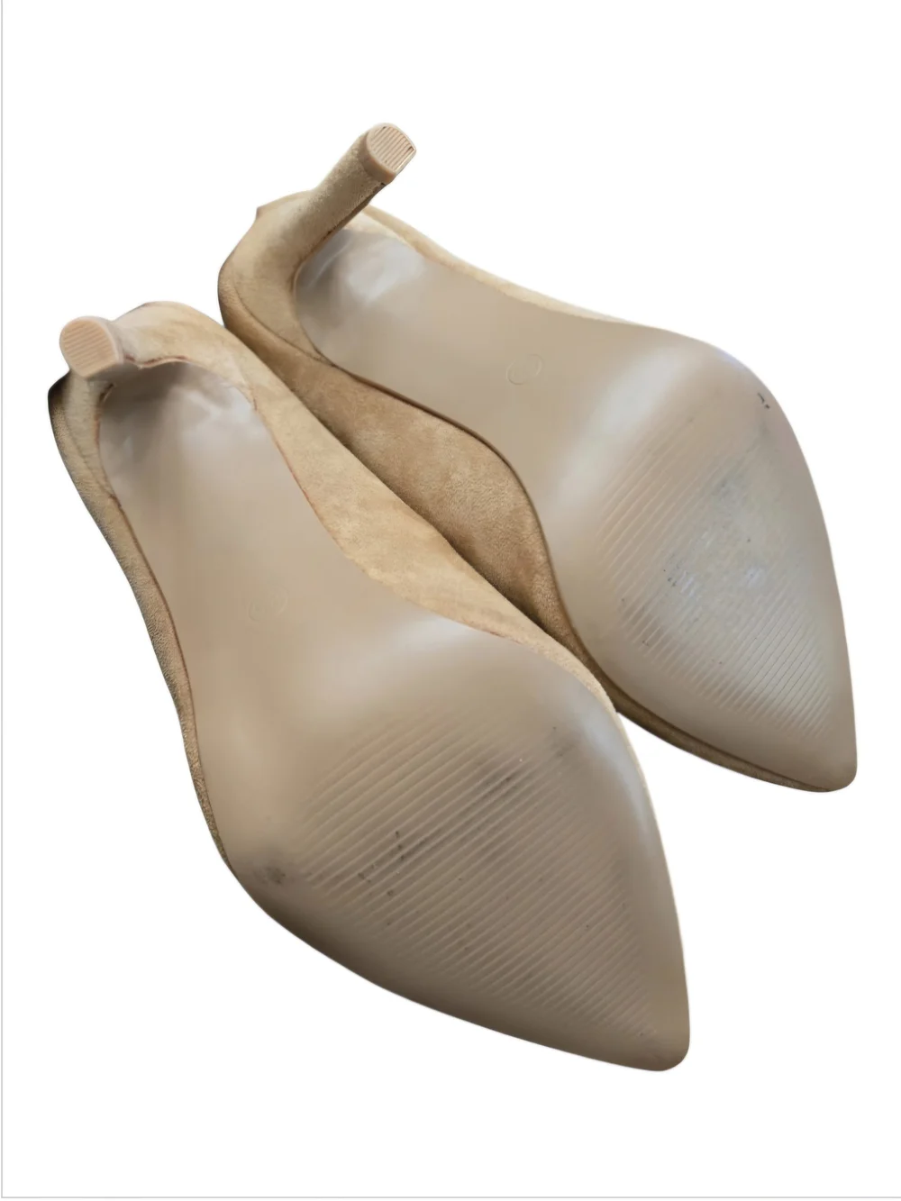 LNWOT - Vici Tan Pointed-Toe Faux Suede Stiletto Heels Sz 8.5